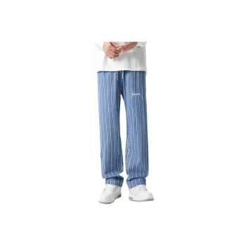 Dnnnnx Jeans Unisex Light Blue