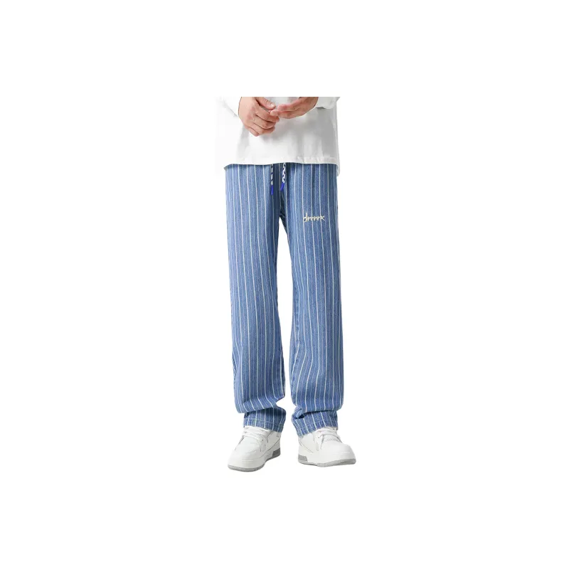 Dnnnnx Jeans Unisex Light Blue-0