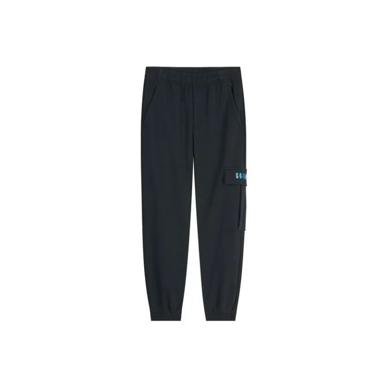 361° Knitted Sports Pants Men's Pure Black-0