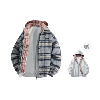 OGEK Jackets Coats Unisex Blue Gray