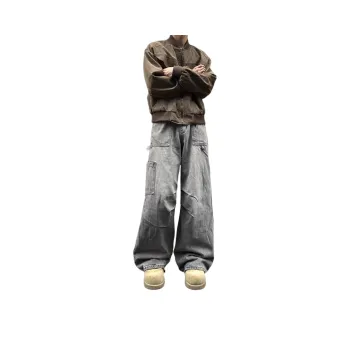ORMY Jeans Unisex Gray