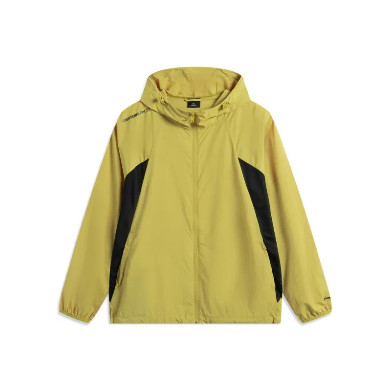 LiNing CF Tracing Sun Protection Clothing Trench Coat Men's Mixed Yellow-0