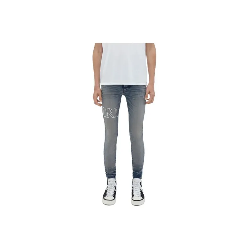 AMIRI Core Logo Bandana Jacquard Jean-0
