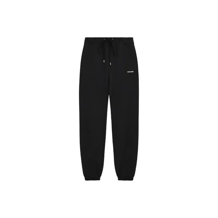 WE11DONE Casual Pants Unisex Black-0