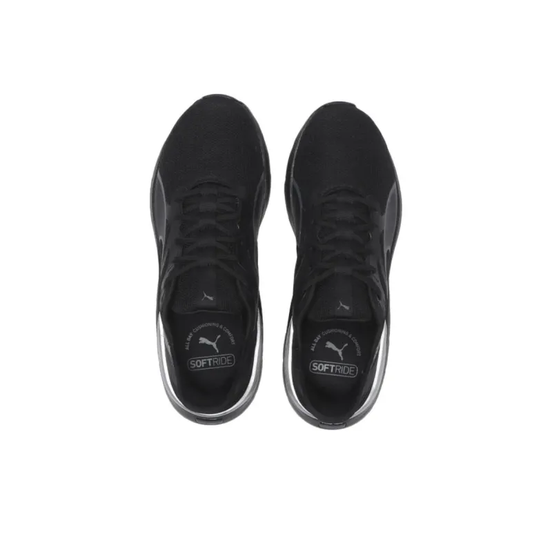 PUMA Softride Anti Slip Wear Resistant Low Top Casual Running Shoes Unisex Black-2