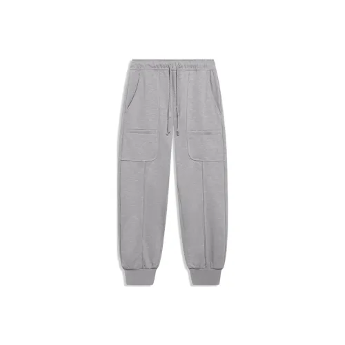 LiNing Knitted Sweatpants Men Frost Gray