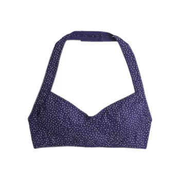 GAP SS25 Bra Women's Marine Blue Dot
