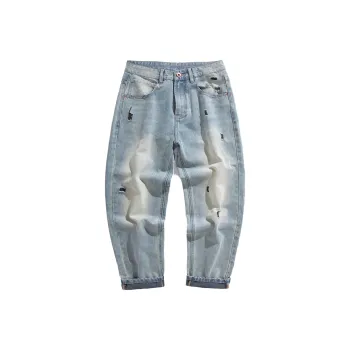 FAIRWHALE Jeans Unisex Light Blue