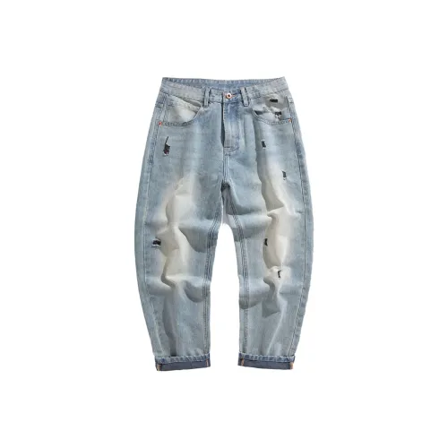 FAIRWHALE Jeans Unisex Light Blue