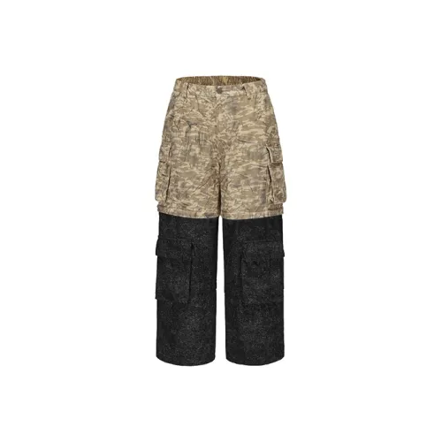 VANN VALRENCÉ Jeans Unisex Khaki Black Contrast