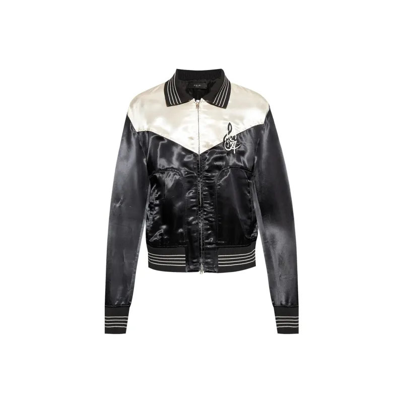 AMIRI Logo embroidered Bomber Jacket-0
