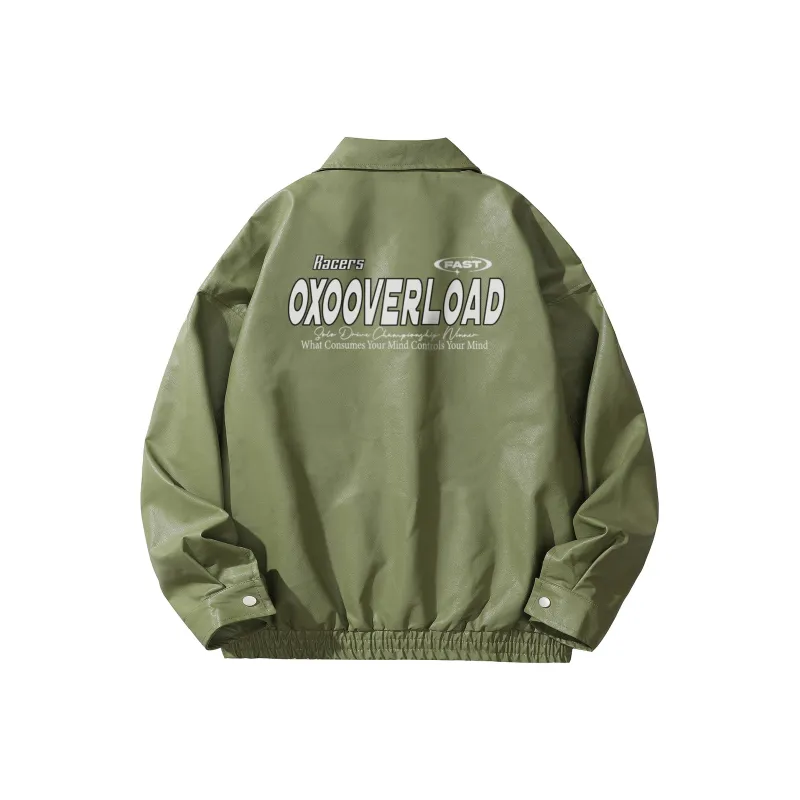 OXO OVERLOAD Leather Jacket Unisex-7