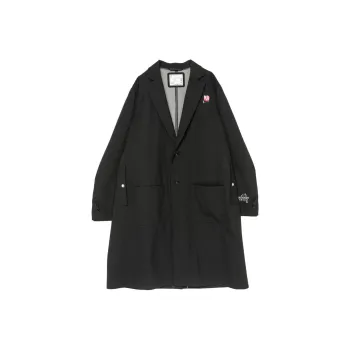 Sacai x BUNNEY X Eugene Whang SS24 Trench Coat Unisex Black