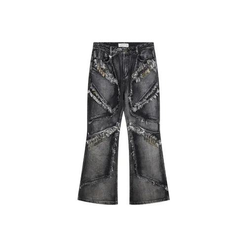 DND4DES Jeans Unisex Washed Black