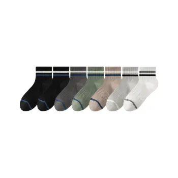 Lan Miao Ankle Socks Men's 7 Pack