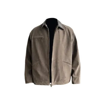 HOKLV Jackets Coats Unisex Gray