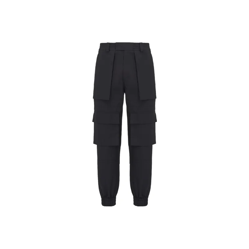 Alexander McQueen Mid Rise Cargo Trousers-0