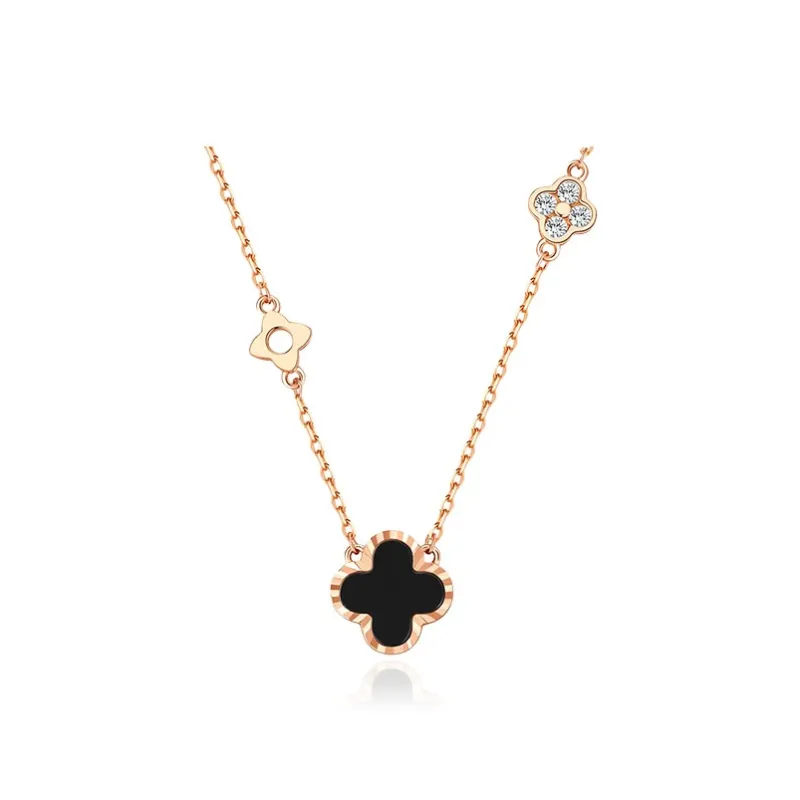 CUTE DAME Sterling Silver Necklaces Women's-10