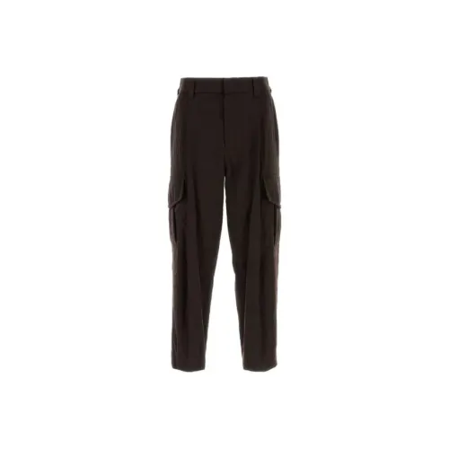 mit armani VEST Single-pleat Virgin-wool Trousers