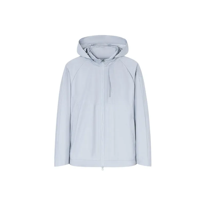 Anta Champion Collection All Weather Collection Trench Coat Men's Light Mud Gray-0