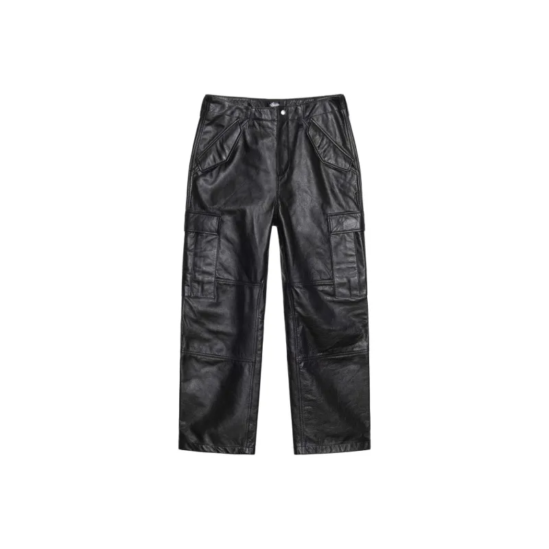 Stussy Military Cargo Leather Pant-0