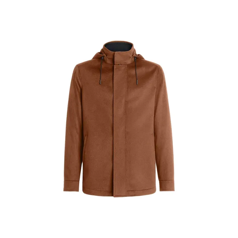 Zegna Jackets Coats Men's Brown-0