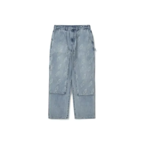 Thisisneverthat X Grateful Dead Jeans Unisex Washable Blue