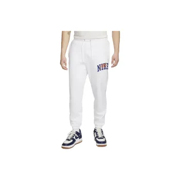 Nike Club Fleece Knitted Sports Pants Men's White