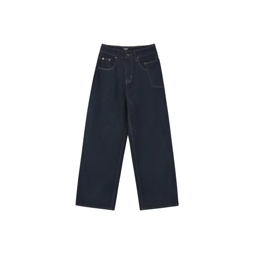 BLACK OF EXIT Jeans Unisex Blue