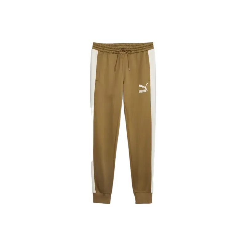 PUMA Knitted Sweatpants Men Brown-0