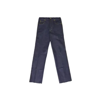GUCCI Logo Patch Straight Leg Jeans