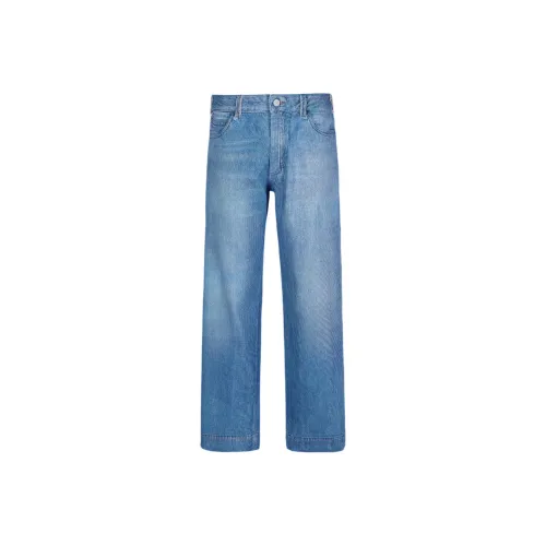 EMPORIO ARMANI Mid Rise Wide Leg Cargo Jeans