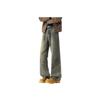 FORCEPULR Jeans Unisex Yellow Mud