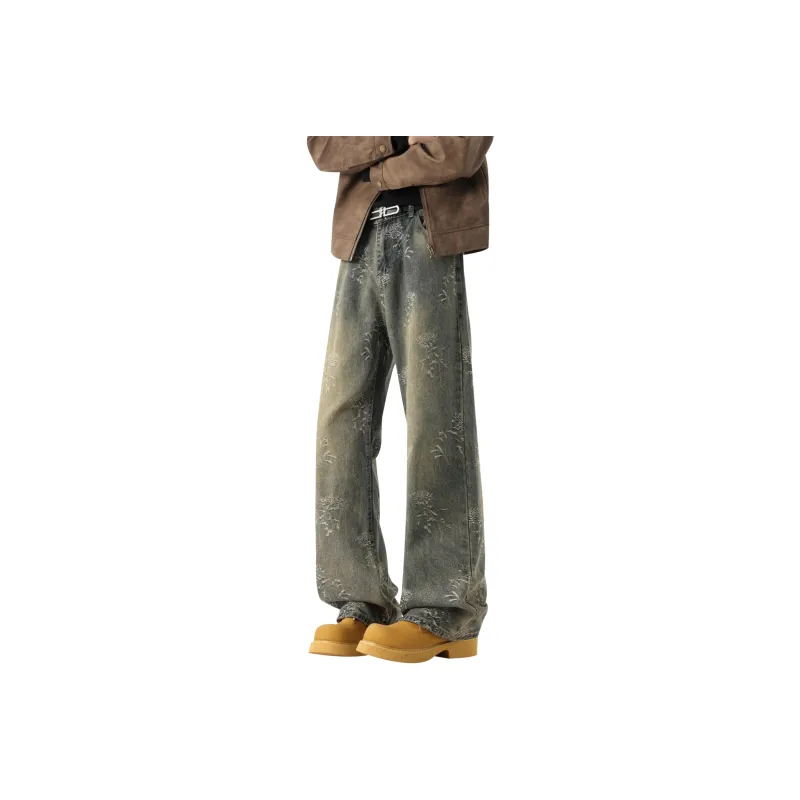 FORCEPULR Jeans Unisex Yellow Mud-0