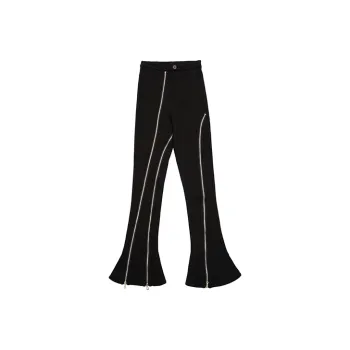 RICKYOUNG SS22 Casual Pants Unisex Black