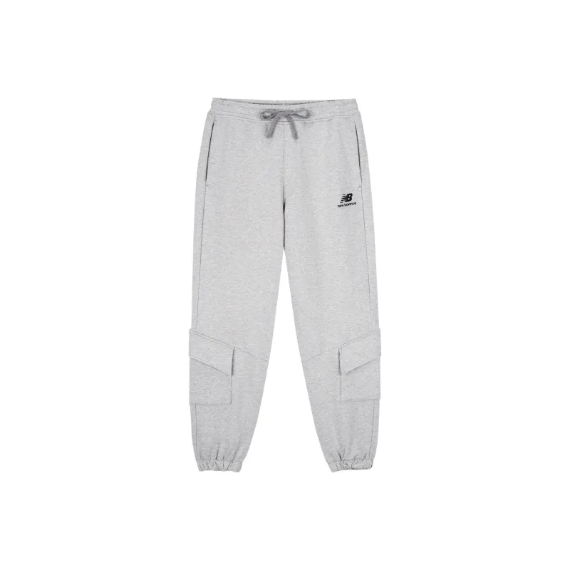 New Balance Sports Long Pants Knitted Sweatpants Men's Gray-0