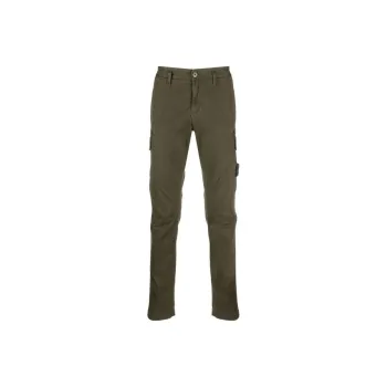STONE ISLAND Mid Rise Tapered Cargo Trousers