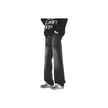 IJRJ Jeans Unisex Black Gray Color