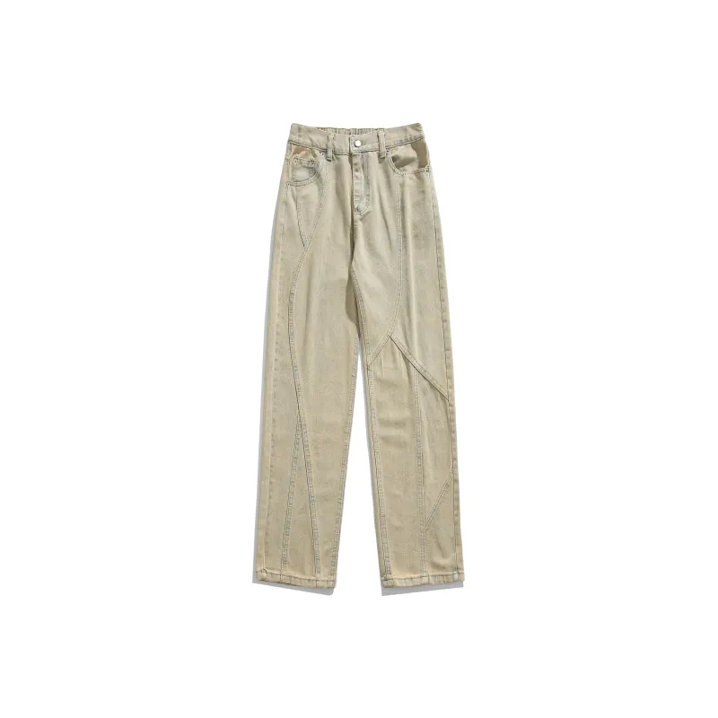 Teddy Bear Collection Jeans Unisex Yellow Mud-0
