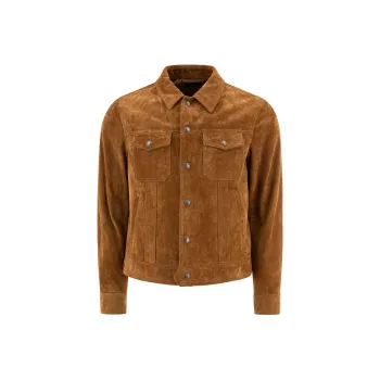 TOM FORD Classic collar Suede Jacket