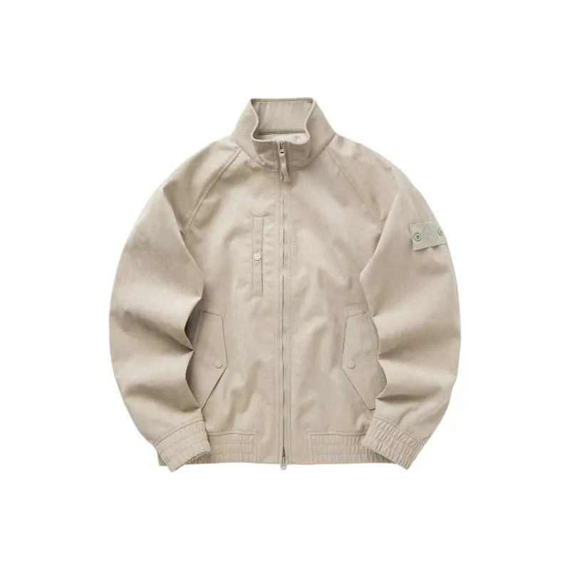 STONE ISLAND Logo Patch Zipped Jacket-0