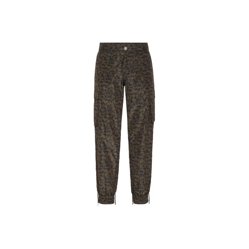 PHILIPP PLEIN Camouflage Cargo Trousers-0