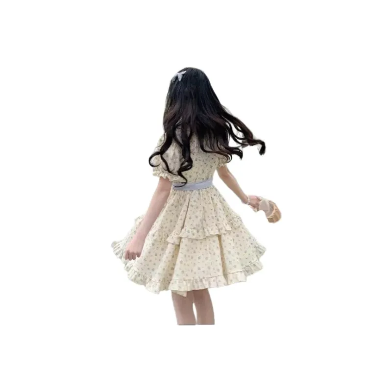 Mu Xiao Xin Short Sleeved Dress Women's-9