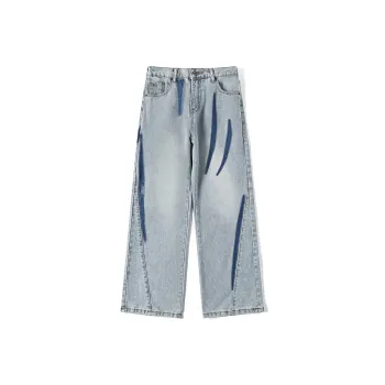 Michael Rock Jeans Unisex Blue