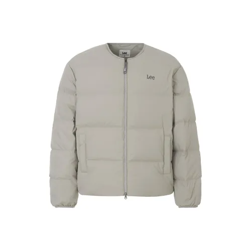 Lee Down Jacket Men's Light Gray