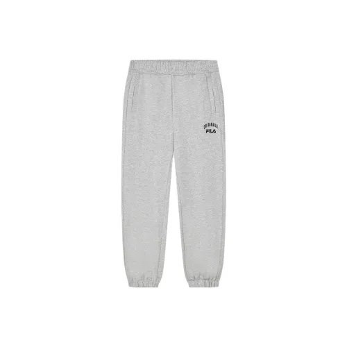 FILA Knitted Sweatpants Men's Elegant Heather Gray