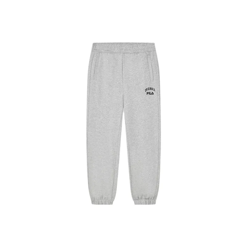 FILA Knitted Sweatpants Men's Elegant Heather Gray-0