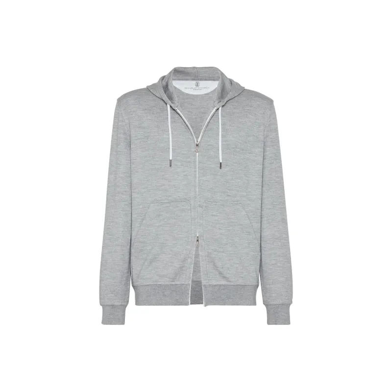 Brunello Cucinelli French Terry Hoodie-0