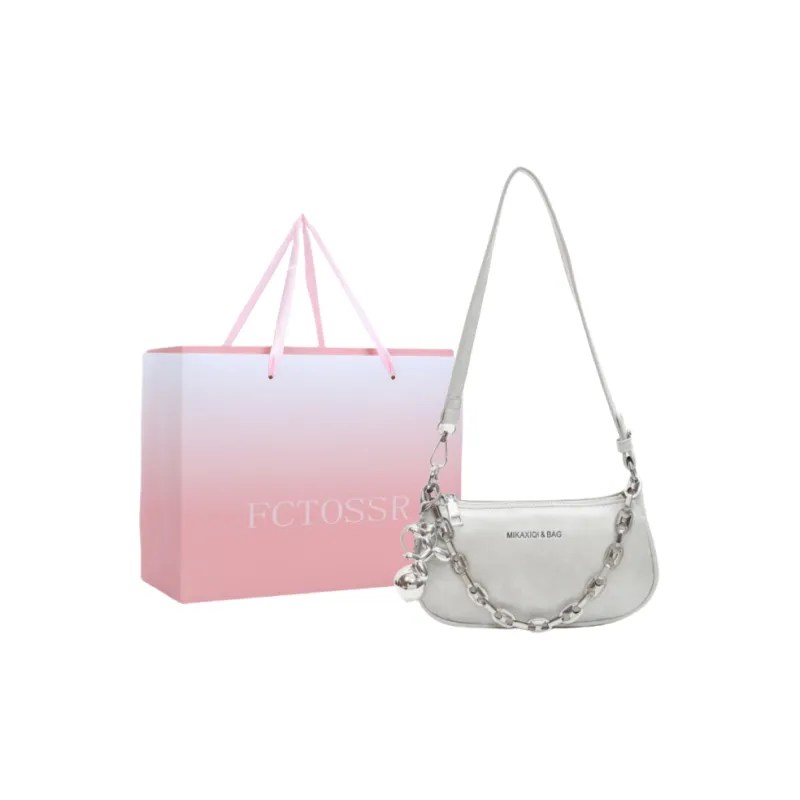FCTOSSR PU Shoulder Bag Regular Women's White/Gray/Black/Pink/Coffee-5