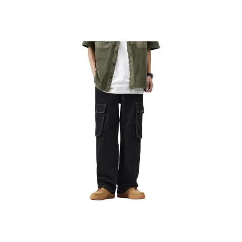 WOOD SOON Straight Leg Jeans Men's
